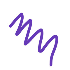 Fototapeta premium Hand-drawn navy blue Scribble Line Illustration art