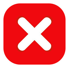 Fototapeta premium x sign