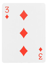 card gambling isolated on white background