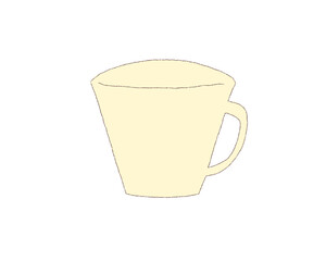シンプルなマグカップ