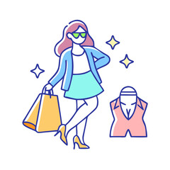 mode icon, mode vector illustration-simple illustration of mode, perfect for mode logos and icons