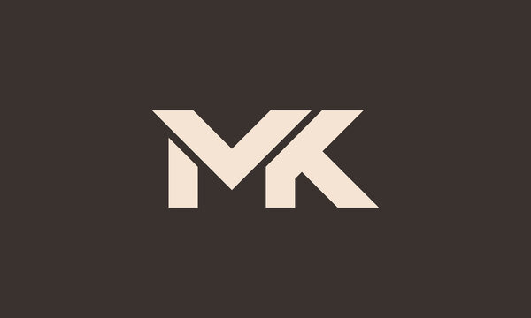 MVK or VMK monogram logo design