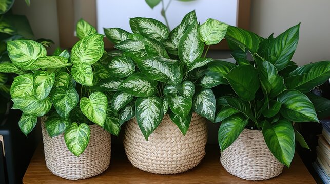 green plant in a pot - Powered by Adobe