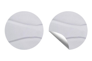 Blank Round Sticker for Mock up Template - 158