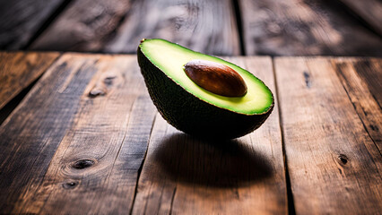 Vibrant, fresh avocado