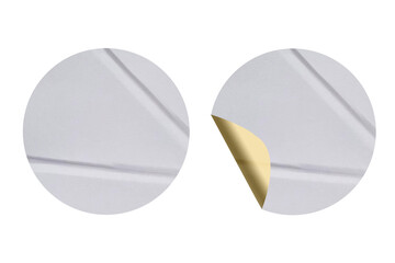 Blank Round Sticker for Mock up Template - 160