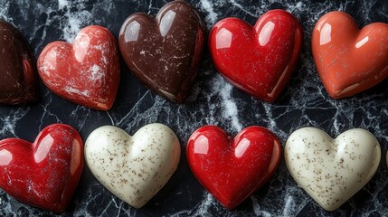 Fototapeta premium heart shaped candy