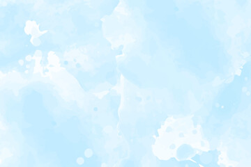 Abstract blue watercolor background
