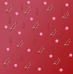 seamless pattern with flowers 