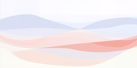 Fototapeta premium Abstract Pastel Pink and Blue Wave Background Design Soft Gradient Fluid Shapes