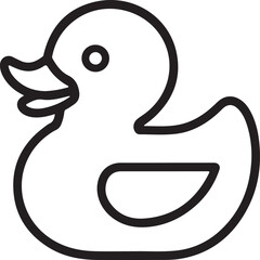 duck isolated on a white background