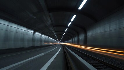 Obraz premium Tunnel in the city