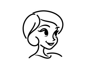 girl with long hair