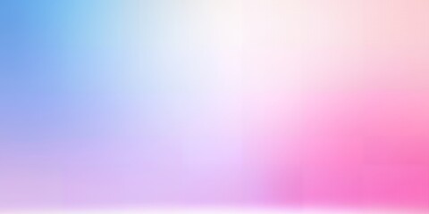 Fototapeta premium Soft Pastel Pink and Blue Gradient Background Dreamy Color Blend Abstract Texture
