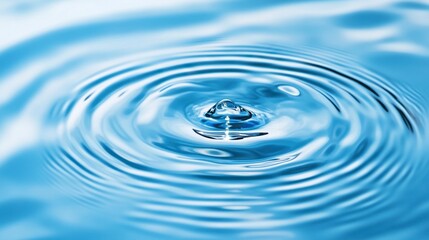 Light Blue Water Ripple Texture Peaceful and Gentle Water Surface with Macro Detail