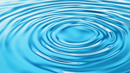 Light Blue Water Ripple Texture Tranquil Abstract Background with Motion and Dynamic Effect