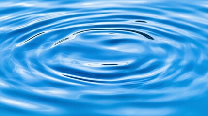 Serene Blue Water Ripple Texture Creates a Gentle and Mesmerizing Abstract Pattern