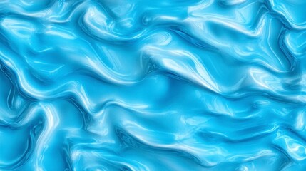 Obraz premium Water Ripple Texture in Soft Blue Calm and Refreshing Abstract Background