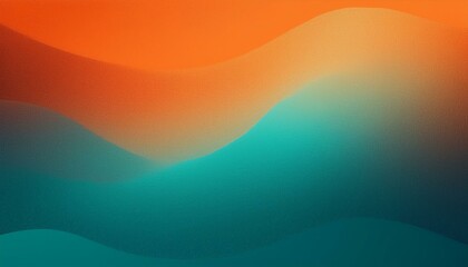 grainy orange and teal gradient background