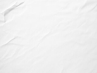 Obraz premium Crumpled white paper texture with subtle shadows and creases
