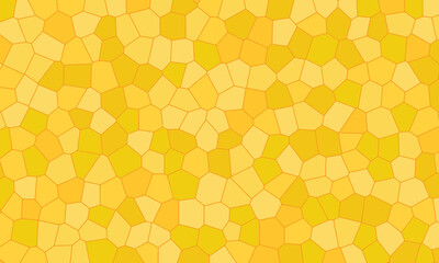 The vector background features a stunning mosaic of gradient yellow colors, blending smoothly to create an eye-catching and dynamic visual effect.

