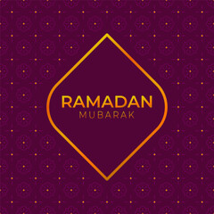 Ramadan greeting card, postcard, banner. Ramadan mubarak. Vector illustration.