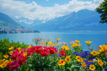 Frühling in den Bergen