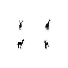 Animals silhouette