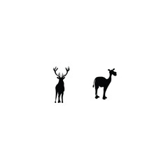 Animals silhouette