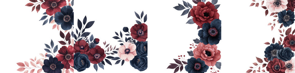 An exquisite floral arrangement featuring a stunning bouquet of vibrant peonies lush roses and delicate anemones arranged in a vase against a backdrop of a beautiful floral pattern