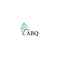 ABQ letter logo design on white background. Creative  modern ABQ letter logo design. Vector design.