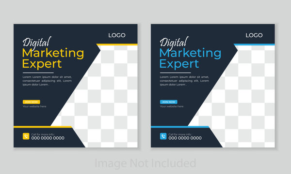 Corporate Social Media Post Template.