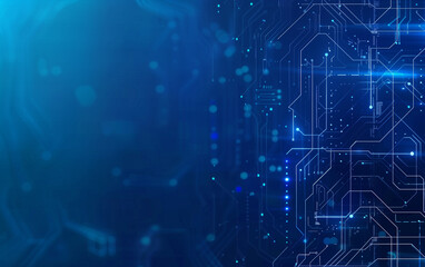 Blue technology background 