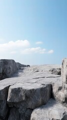 Exploring an open pit rich in rare earth deposits rugged terrain geological survey vast landscape aerial view earth science