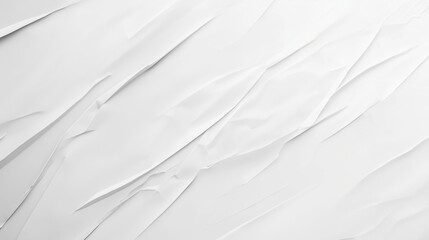 Fototapeta premium slightly crumpled clean white paper, image texture