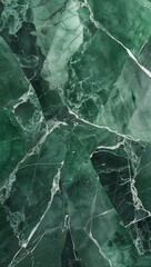  texture of a green marble surface. The style is natural and organic, with a smooth, polished appearance. The layout is a full-frame close-up, capturing the intricate details of the marble's veining a