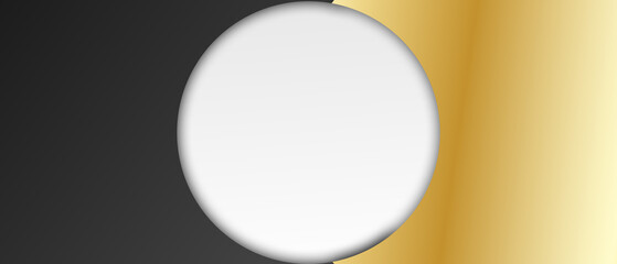 Modern white gold black background for business