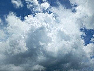 blue sky and clouds