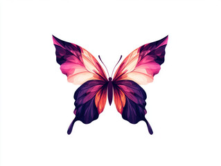 butterfly on a white background