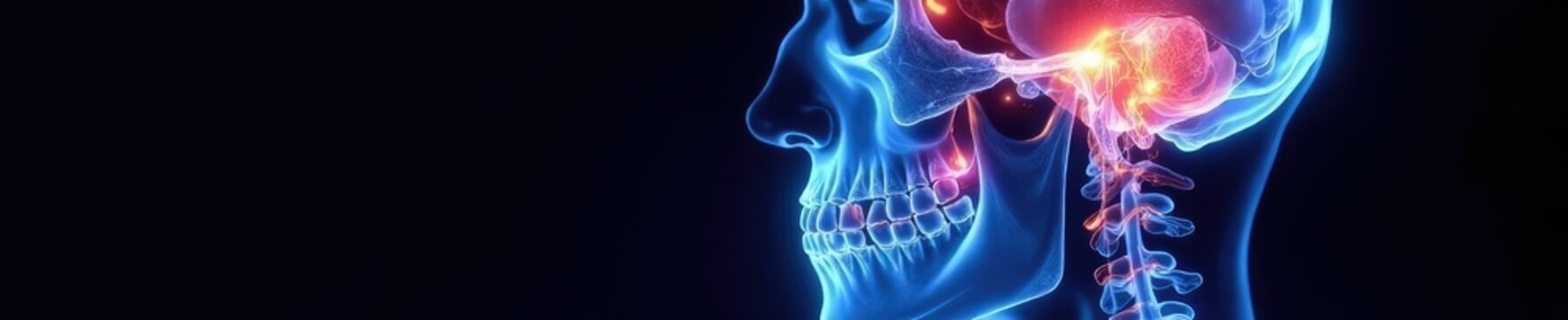 Skull X ray with visible sinuses and nasal passages, nasal passage, paranasal sinus, frontal sinus
