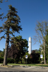 Obraz premium The bell tower of the University of Concepcion in Chile