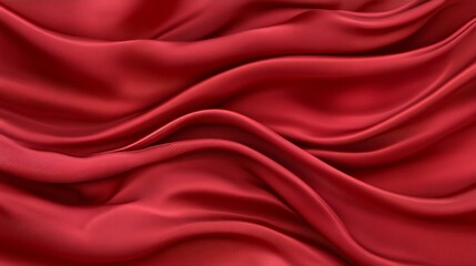 Obraz premium Smooth elegant red silk or satin luxury cloth texture can use as wedding background