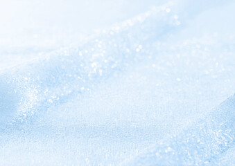 綺麗な水色のキラキラの背景