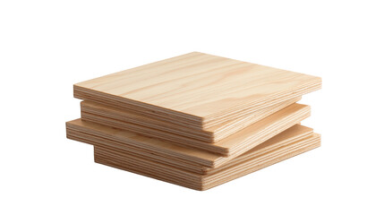 Stack of unfinished wood planks, ready for building and diy projects unfinished