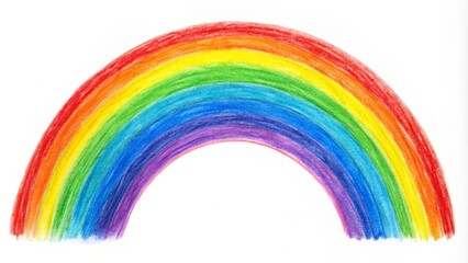 Fototapeta premium Rainbow, Colorful Arc, Spectrum Illustration