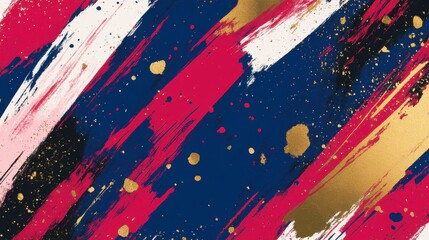 Dynamic Paint Splash Abstract Art, Creative Studio, Digital Design, Vibrant Atmosphere, Close-Up, Edgy Luxury