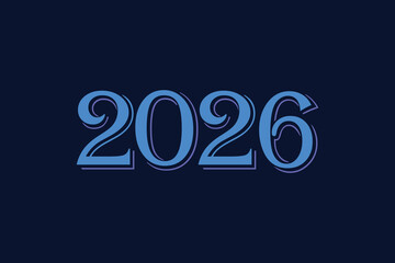 Unique Happy New Year 2026 Design Template, Banner Design, Greeting Card design.