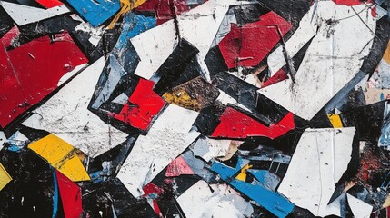 Fototapeta premium Colorful Urban Graffiti Art, City Streets, Digital Artwork, Abstract, Close-Up, Vibrant Textures