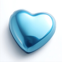 blue crystal heart