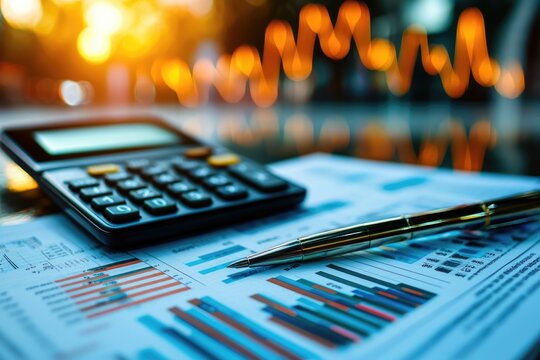 Property loan analysis financial review business office urban environment close-up perspective strategic insights